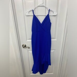 Royal blue dress